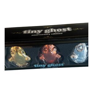 Tiny Ghost Anniversary Edition Chrome 3 Pack LE /250 Spooky Witchy Decor Kawaii